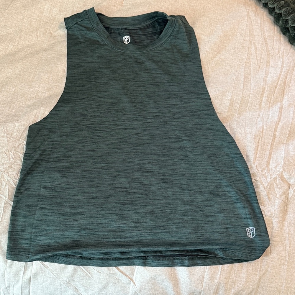 Born Primitive Forest Green Muscle Tee